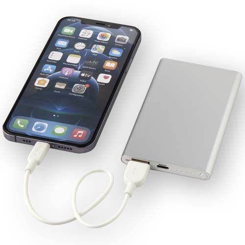 PF134245-2Pep 4000 mAh Powerbank_ silber