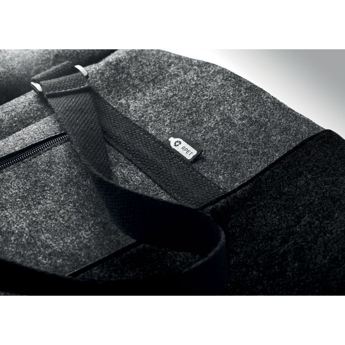 MO6457-15Indico Bag Weekender RPET-Filz_ steingrau