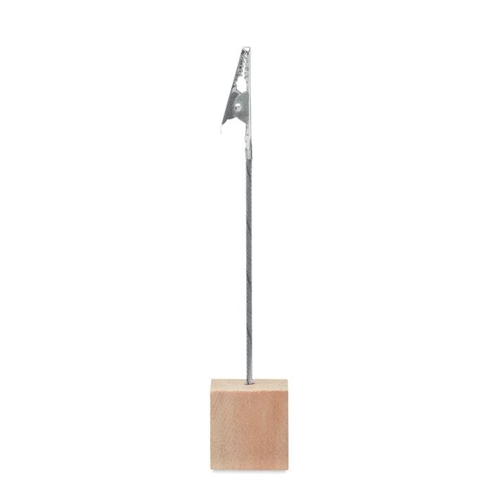 MO9947-40Hello Clip Foto- und Memohalter Kiefer_ holz
