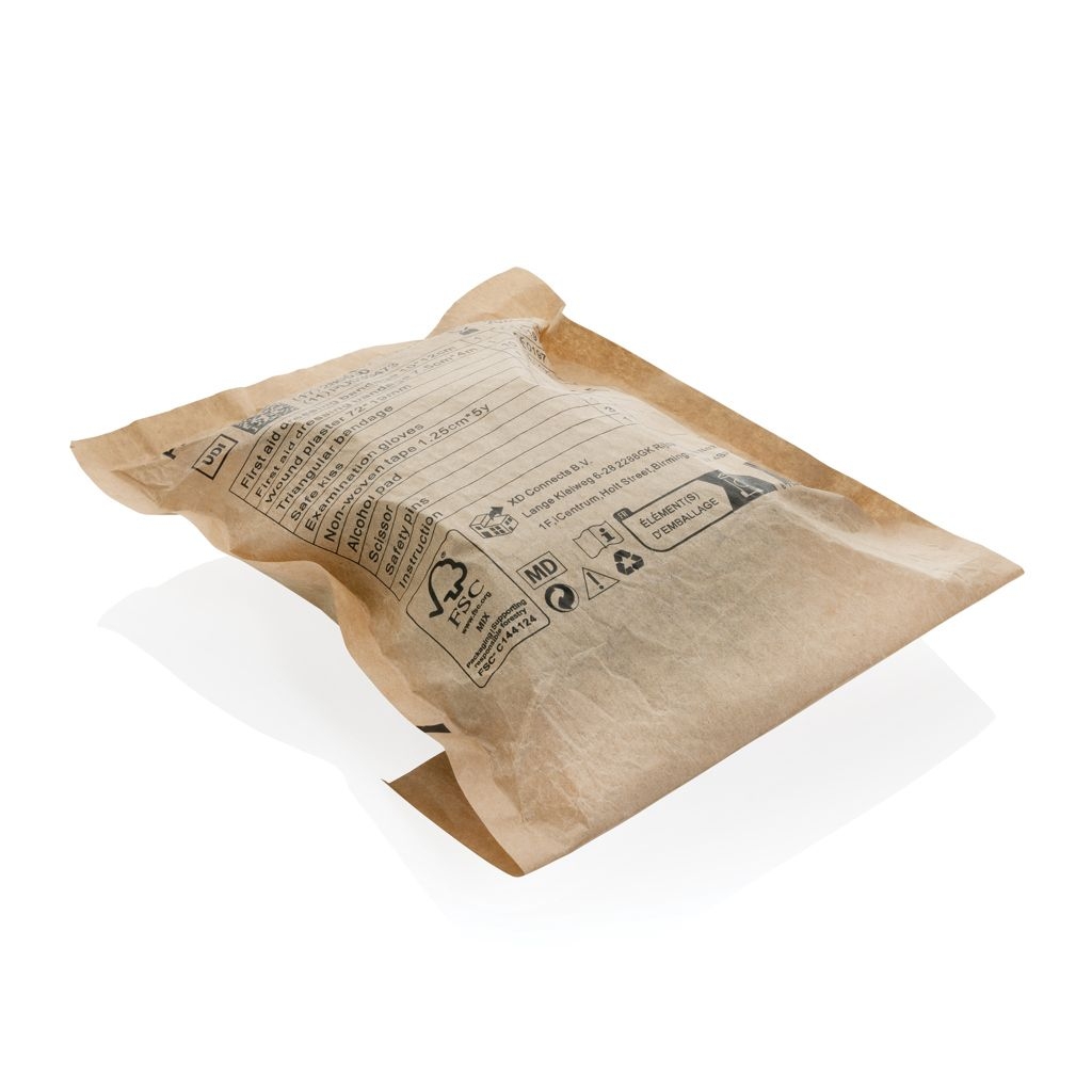 XDP265.41-1Erste-Hilfe-Set in RCS recycelter Nubuk-PU Tasche_ schwarz