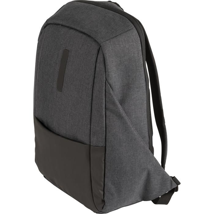 GI8456-01Laptop Rucksack aus PVC Aliza_ schwarz