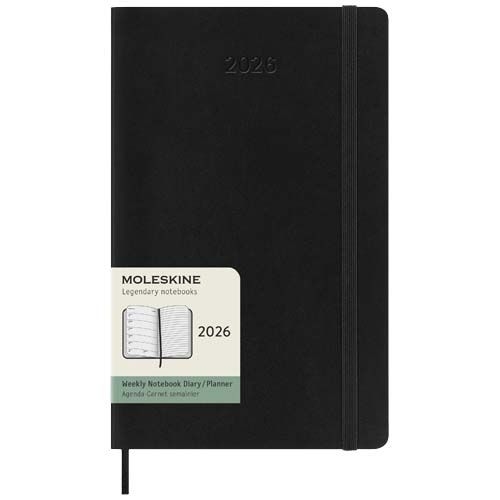 PF107938-4Moleskine Softcover 12 Monate Wochenkalender L_ schwarz