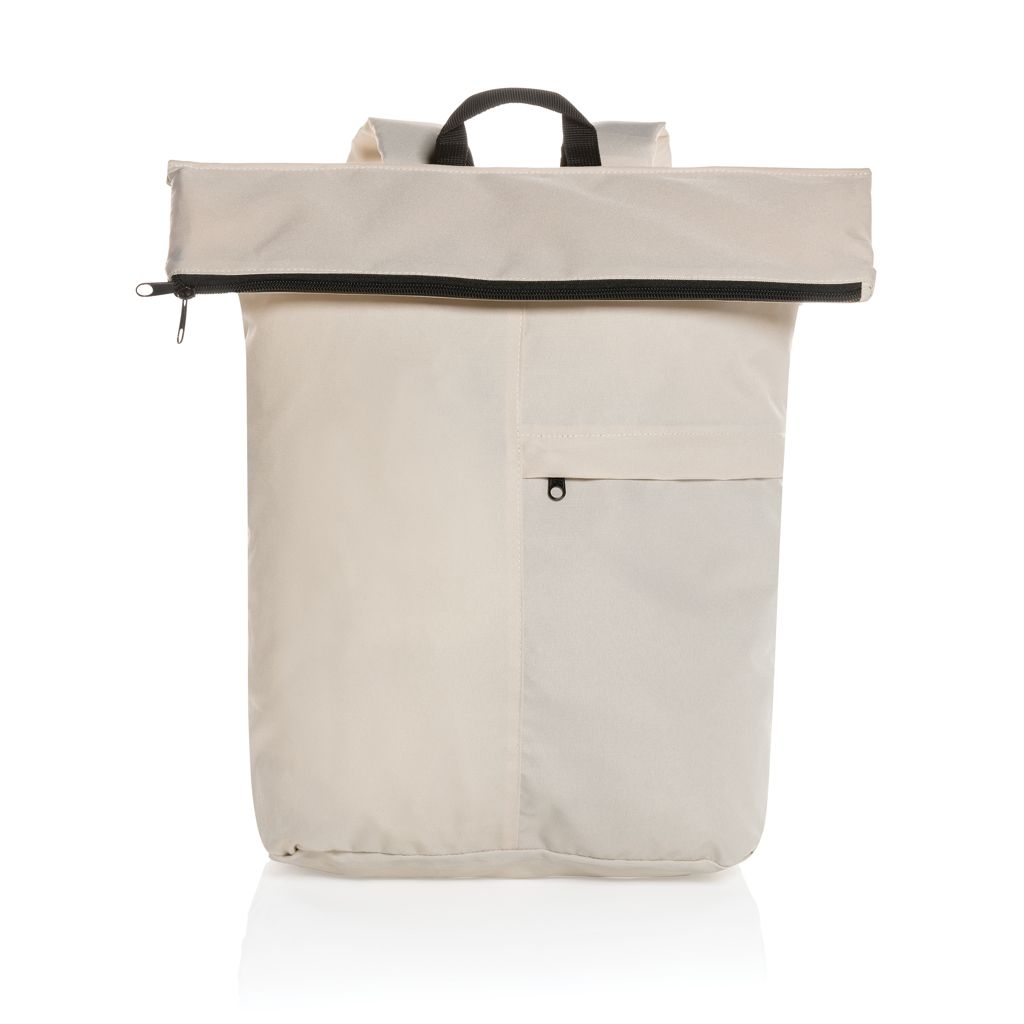 XDP763.17-3Dillon AWARE™ RPET faltbarer Lightweight-Rucksack_ off white