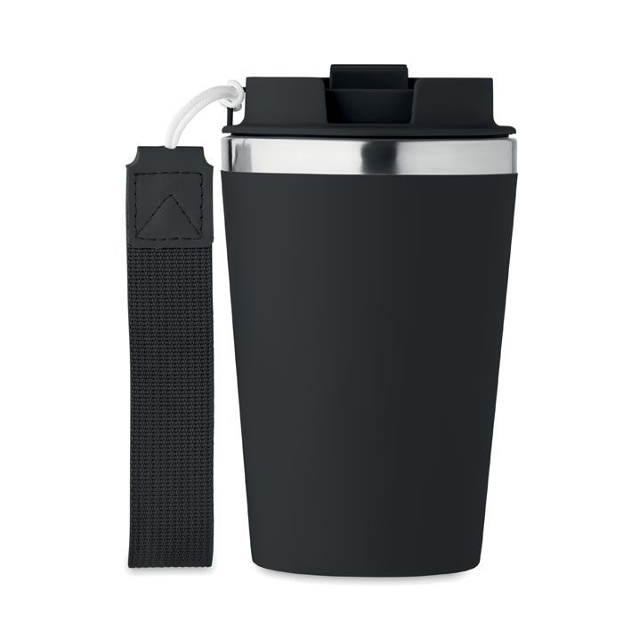 MO2317-03Topaz Doppelwandiger Trinkbecher 350_ schwarz
