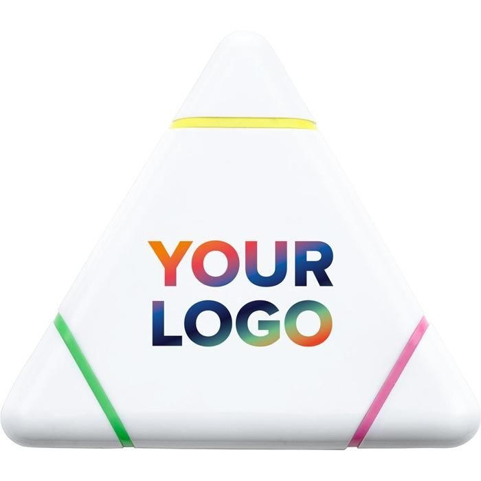 GI1052-02Textmarker aus Kunststoff Lavi_ weiss