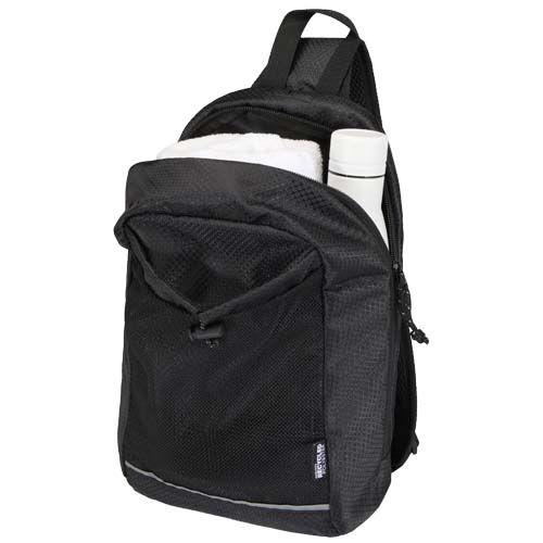 PF130101-3Nomad GRS-recycelte Umhaengetasche mit Trinkfunktion_ schwarz