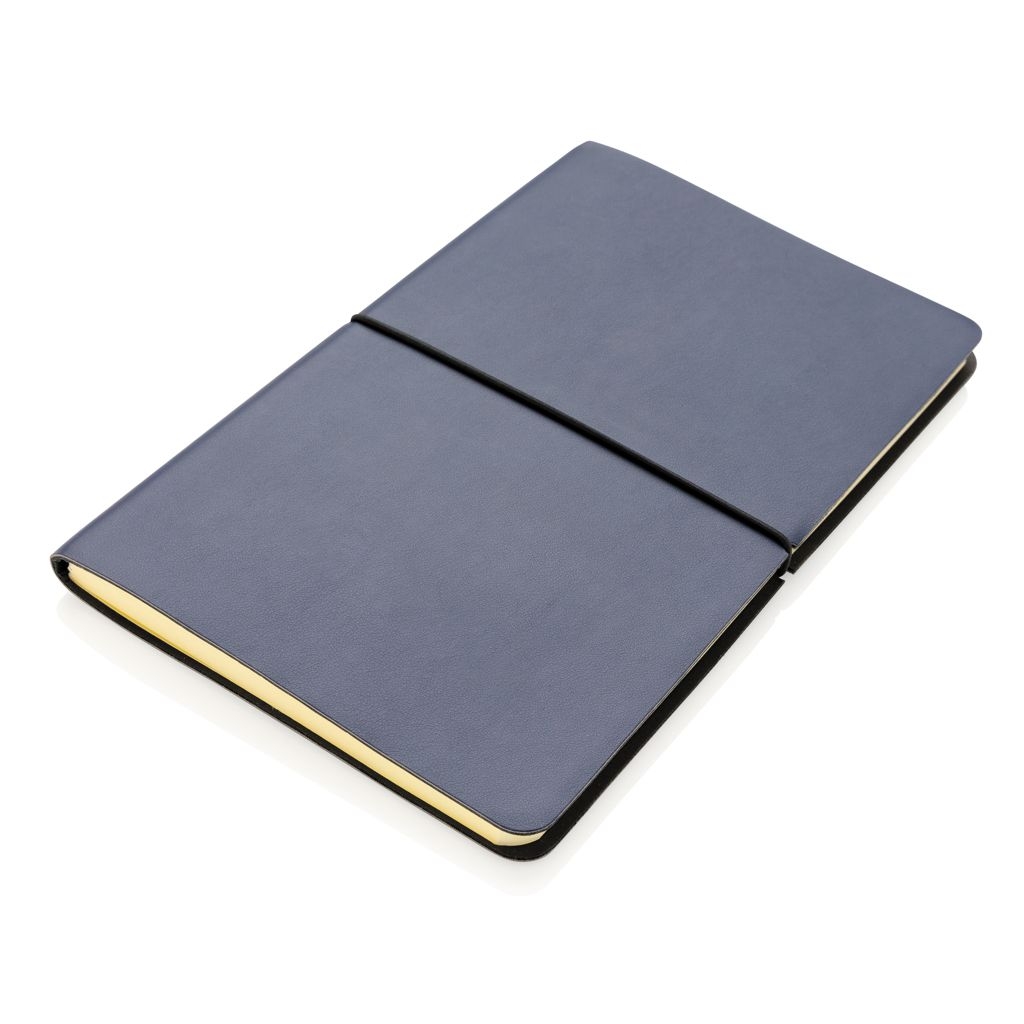 XDP774.22-5Modern Deluxe Softcover A5 Notizbuch_ navy blau