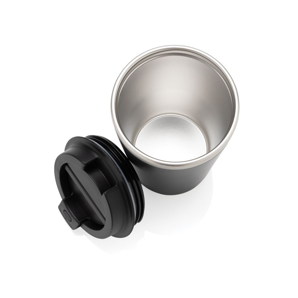 XDP437.14-01Java 350ml RCS recycelter doppelwandiger Becher_ schwarz