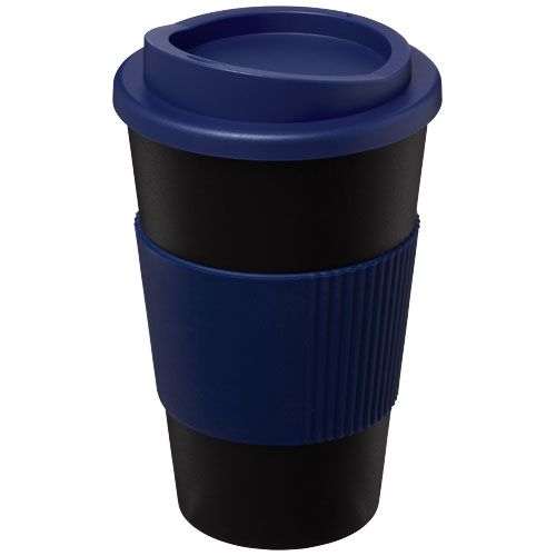 PF210002-3Americano® 350 ml Isolierbecher mit Schutzring_ schwarz_blau