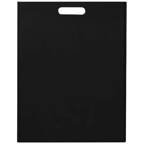 PF130103-6EcoSeal 5 L GRS-recycelte Nonwoven Tragetasche_ schwarz