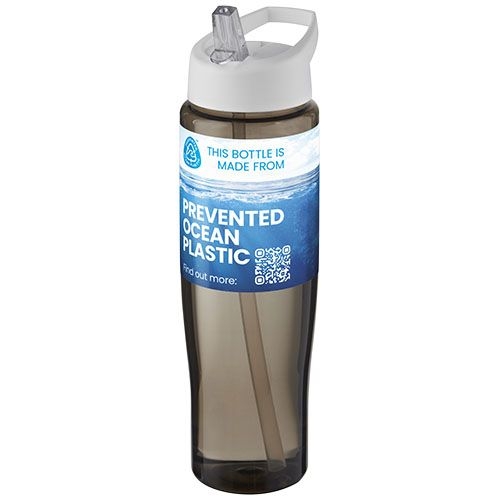 PF210449-1H2O Active® Eco Tempo 700 ml Sportflasche mit Ausgussdeckel_ weiss_kohle