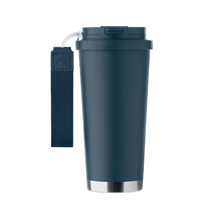MO2662-85Topaz Large Doppelwandiger Trinkbecher 500m_ marineblau