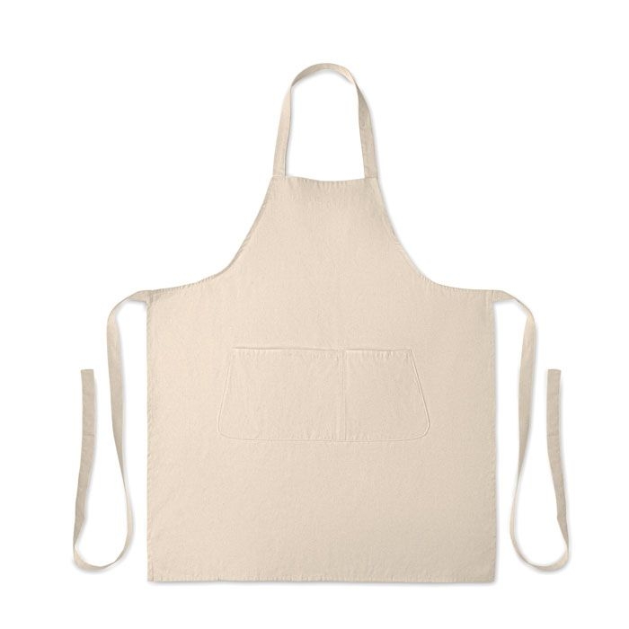 MO2649-13Gamma Kuechenschuerze Organic Cotton_ beige