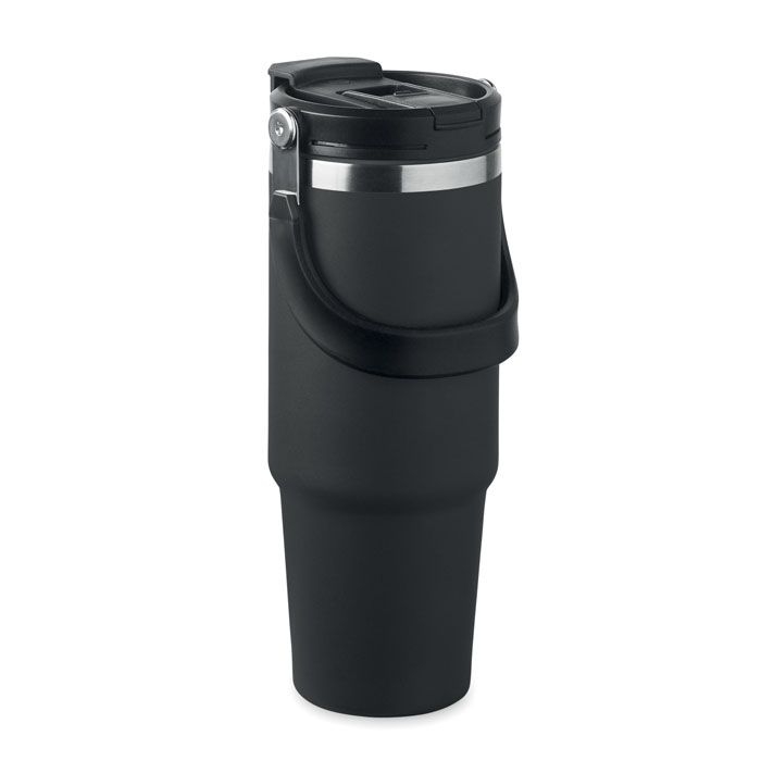 MO2561-03Suma Hand Doppelwandiger Becher 850 ml_ schwarz