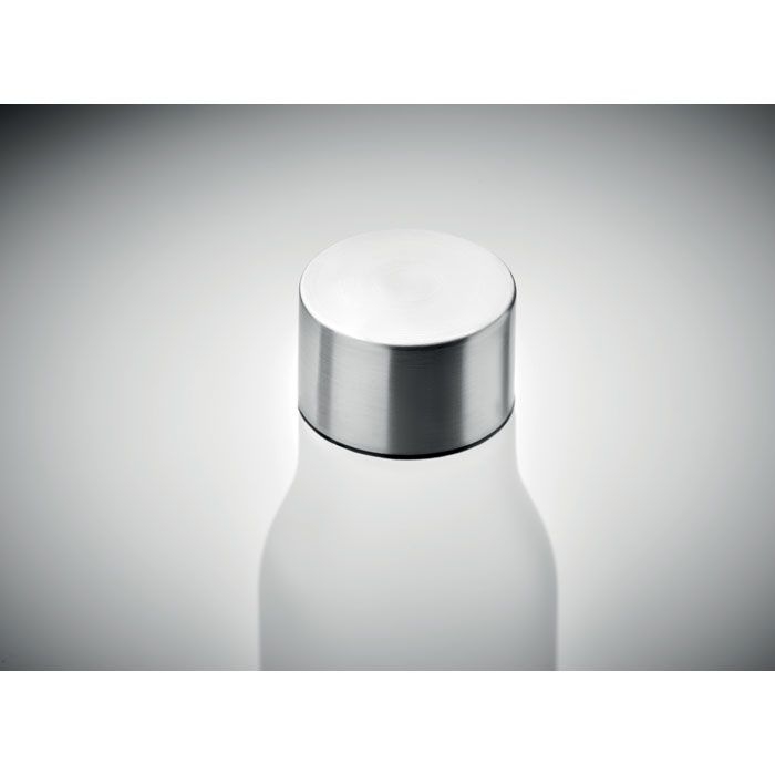 MO6237-26Glacier Rpet Trinkflasche RPET 600ml_ transparent weiss