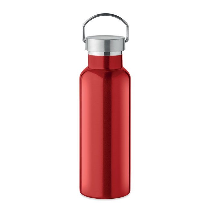 MO2107-05Florence Doppelwandige Flasche 500 ml_ rot