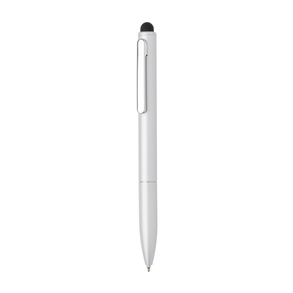 XDP611.23-2Kymi Stift mit Stylus aus RCS recyceltem Aluminum_ silber
