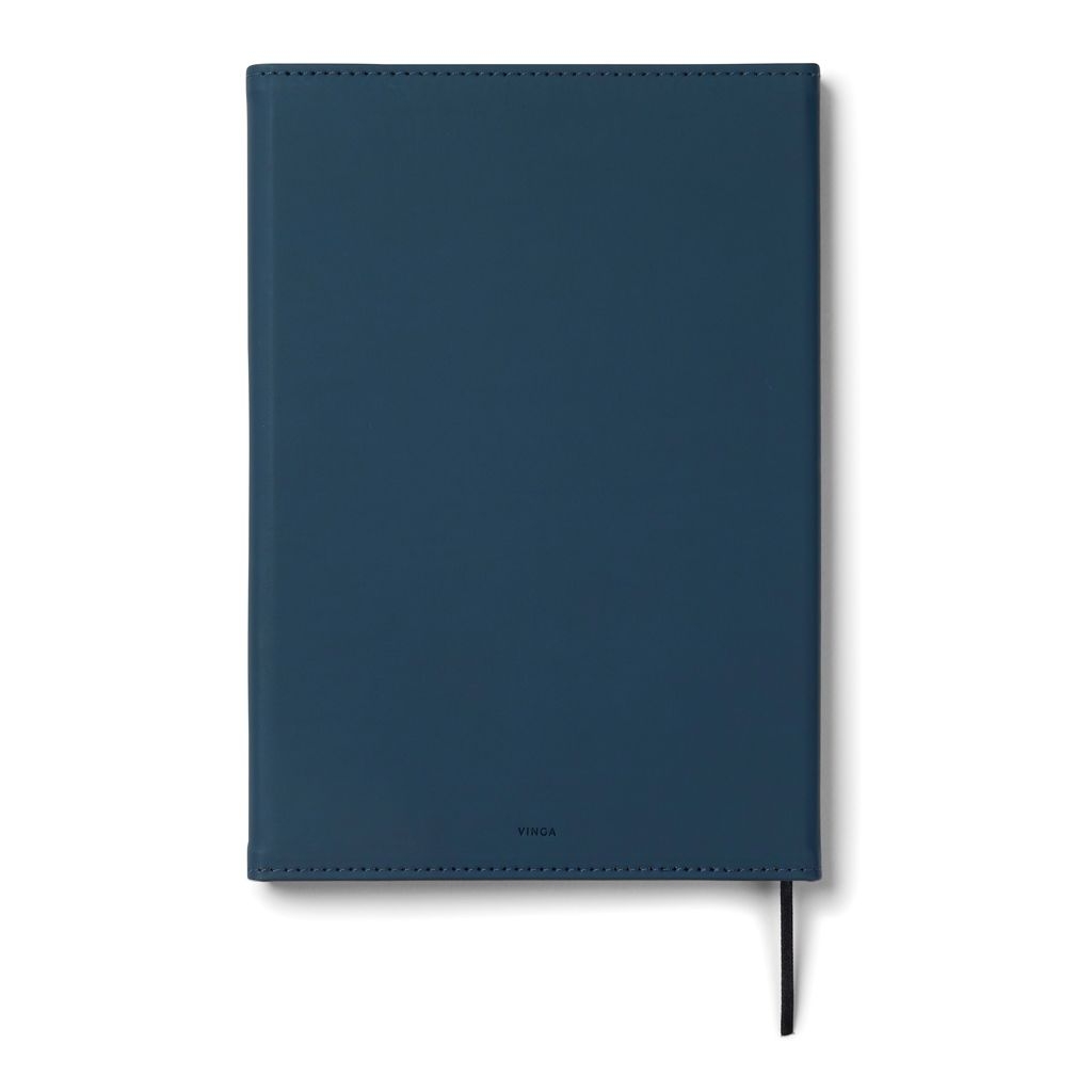 XDV77310-5VINGA Baltimore GRS-zertifiziertes Papier _ PU-Notizbuch_ navy blau
