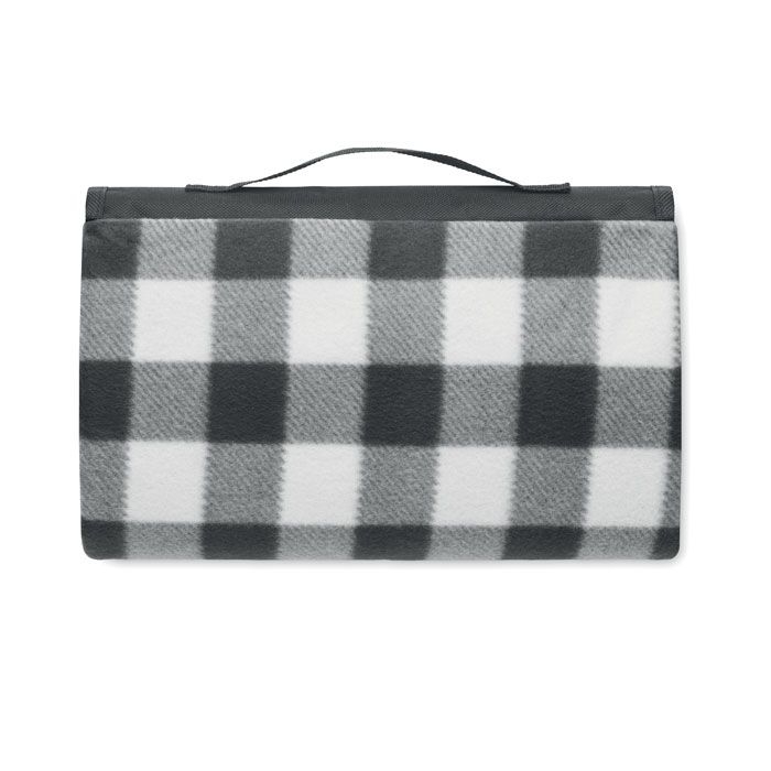 MO6891-03Caly Picknick Decke RPET-Fleece_ schwarz