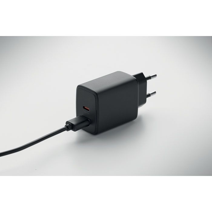 MO2979-03Exten EU-2 poliger-Adapter_Ladegeraet_ schwarz