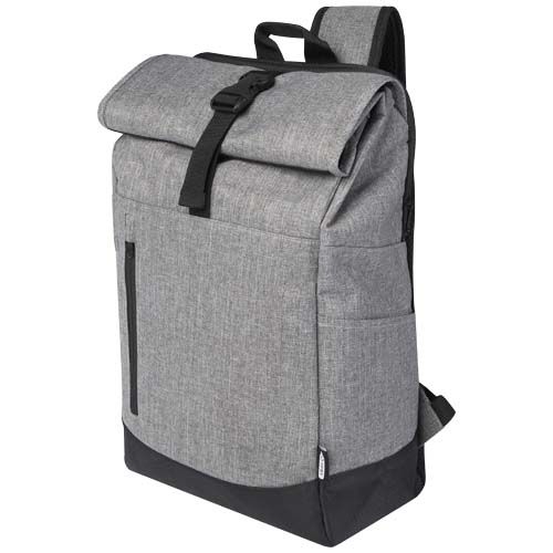PF120548Libra 15_6_ GRS recycelter Rolltop Laptop-Rucksack 12L