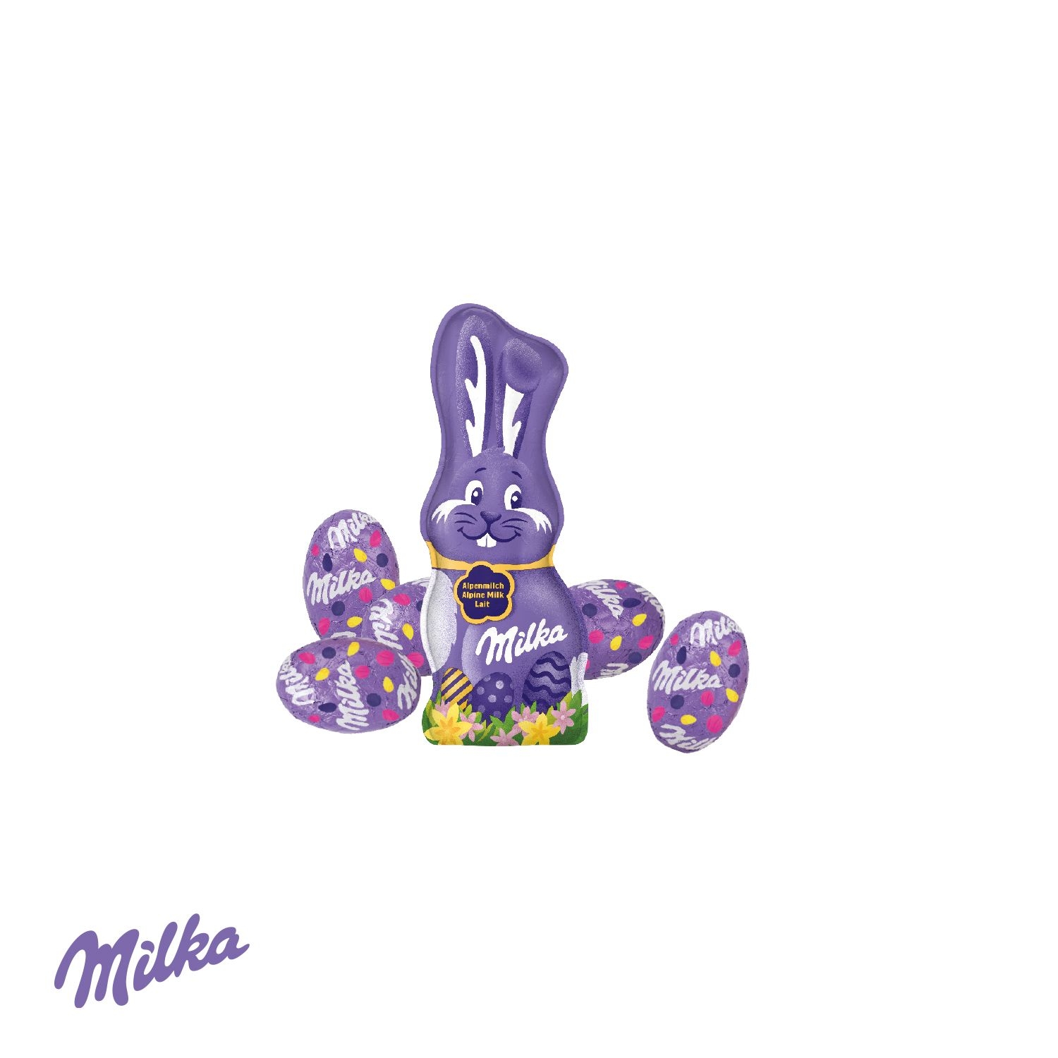 CD94716-013D Praesent Transporter Ostern mit Milka Schokoladenmischung_ Milka Schokomischung