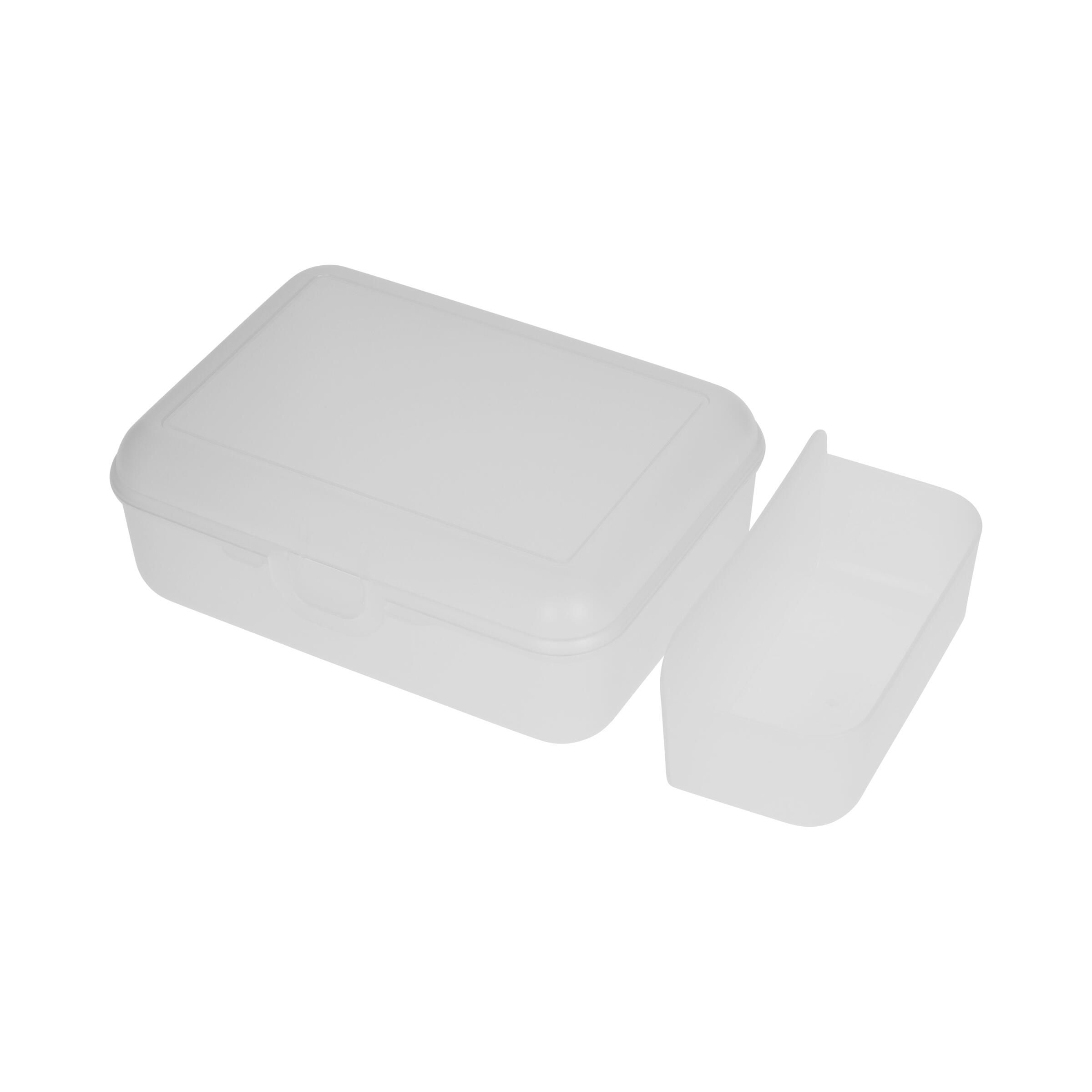 EL05297-4Vorratsdose _School-Box_ deluxe_ mit Trennschale_ transparent