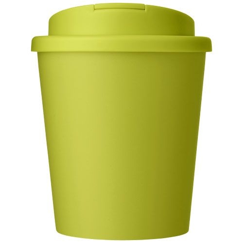 PF210455-17Americano® Espresso Eco 250 ml recycelter Isolierbecher mit auslaufsicherem Deckel _ limone