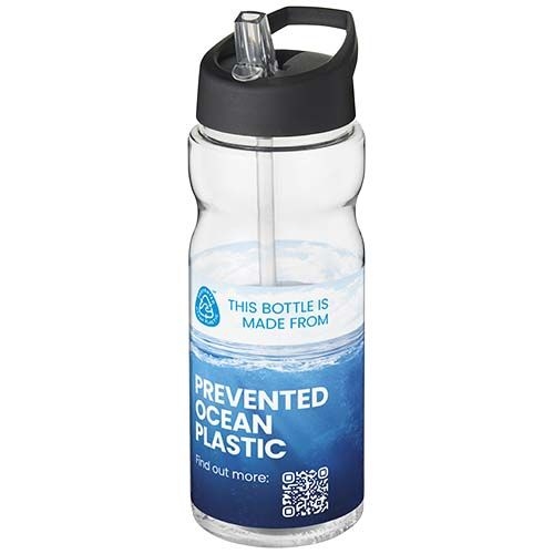 PF210099-18H2O Active® Eco Base 650 ml Sportflasche mit Ausgussdeckel_ transparent_schwarz
