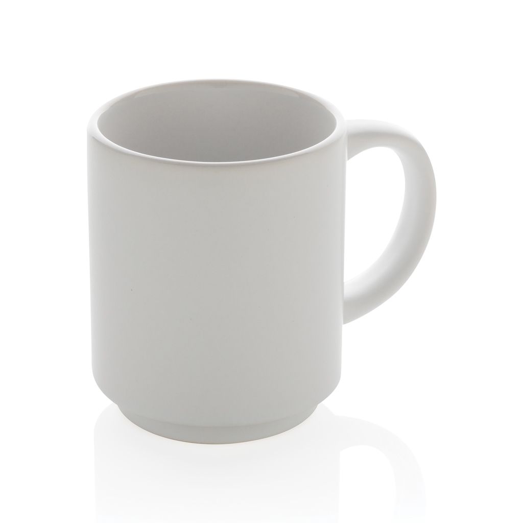 XDP434.07-3Stapelbare Keramiktasse_ 180ml_ weiss