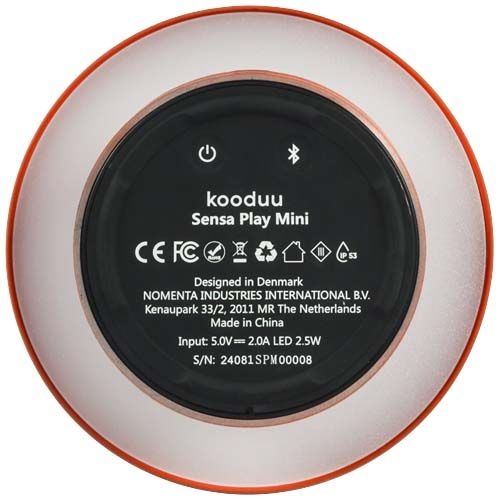 PF124451-2Kooduu Sensa Play Mini Tragbarer JBL Lautsprecher mit Leuchte_ orange