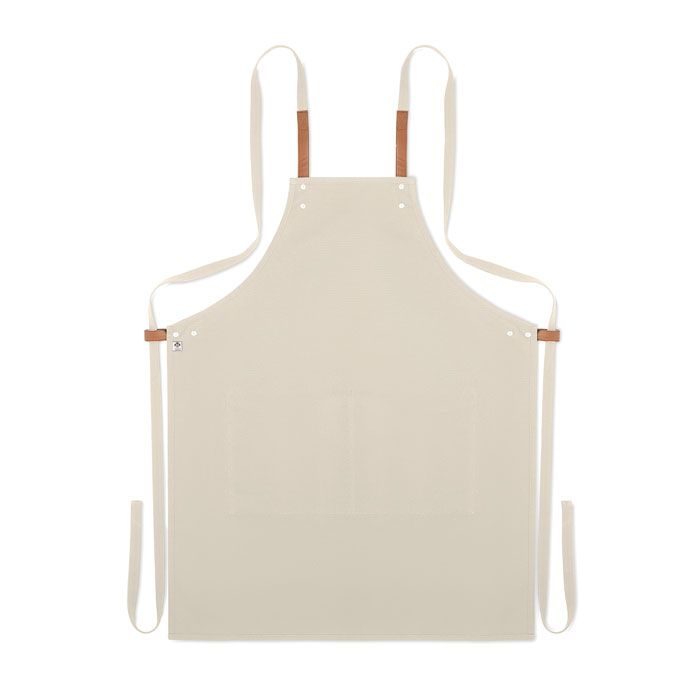 MO6260-13Nagpur Kuechenschuerze Organic Cotton_ beige