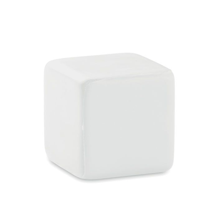 MO7659-06Squarax Anti-Stress-Wuerfel_ weiss