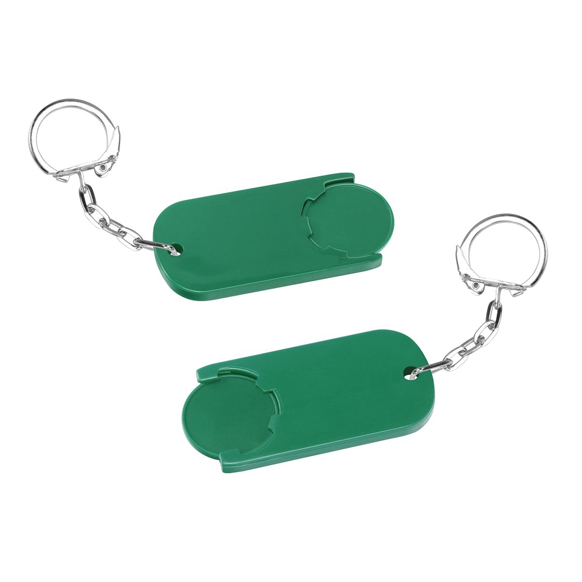 HE7439K-2-2Chiphalter mit 1€-Chip _Alpha_ gruen_ gruen