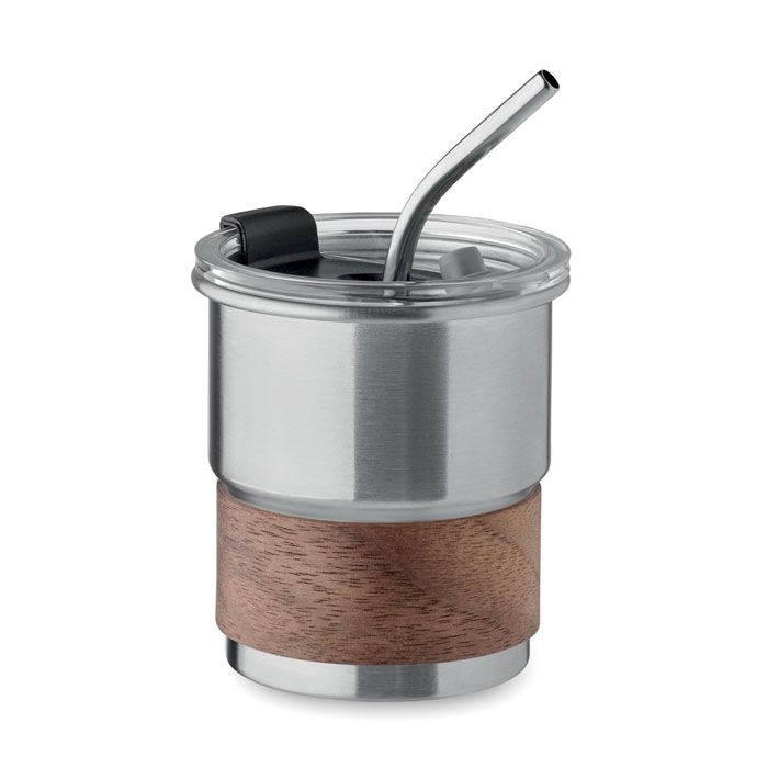 MO2423-16Mate Einwandiger Becher 260 ml_ mattsilber