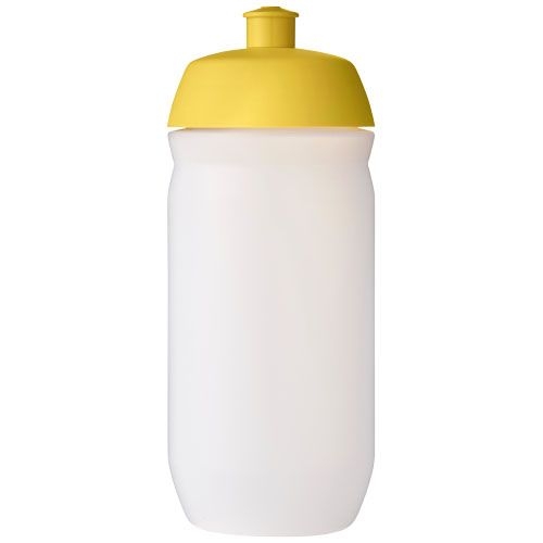 PF210440-2HydroFlex™ Clear 500 ml Squeezy Sportflasche_ gelb_klar mattiert