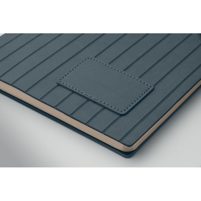 MO2663-04Tintray DIN A5 Smokey Notizbuch PU_ blau