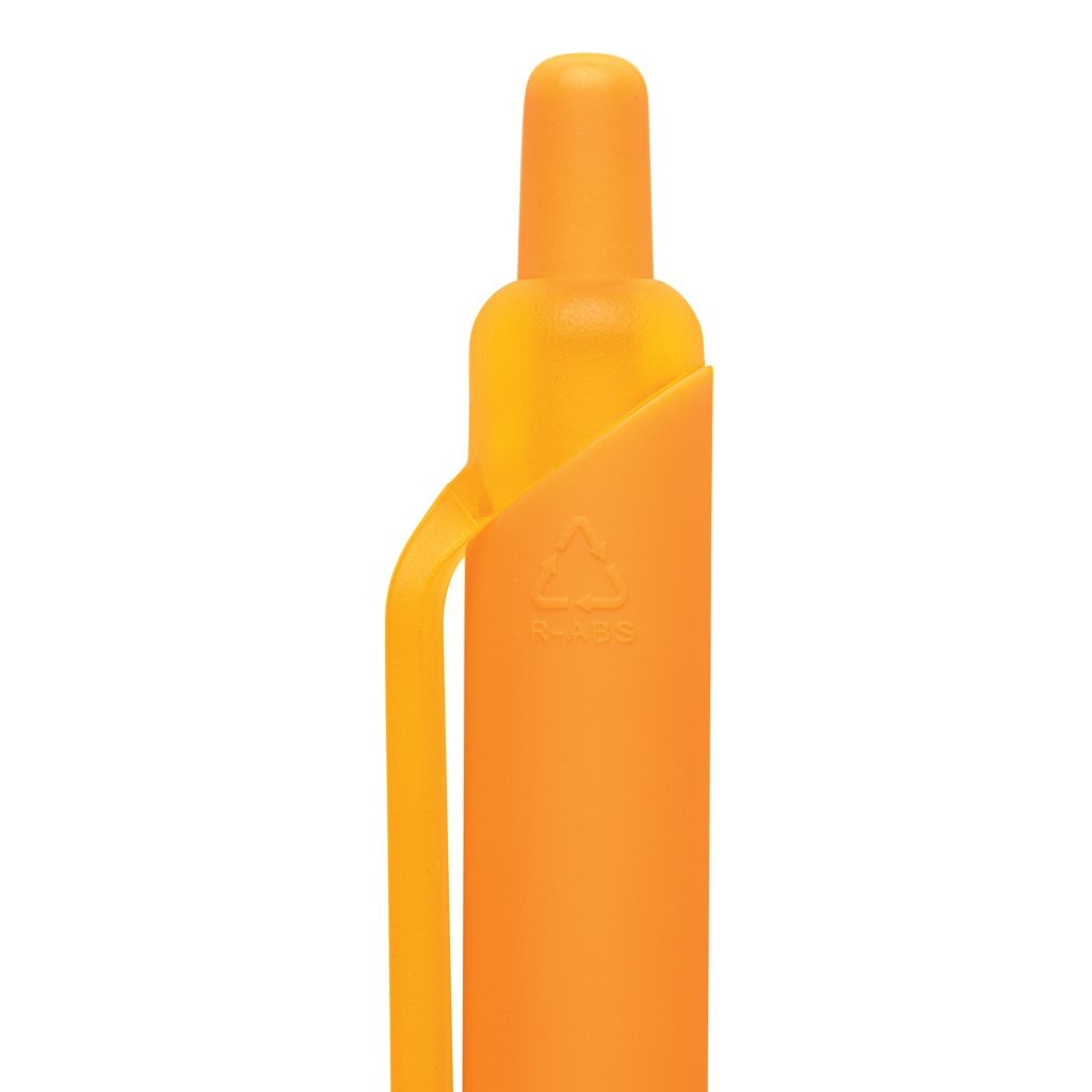 XDP611.34-08Tide Smooth Touch Stift aus GRS zertifiziert recyceltem ABS_ orange