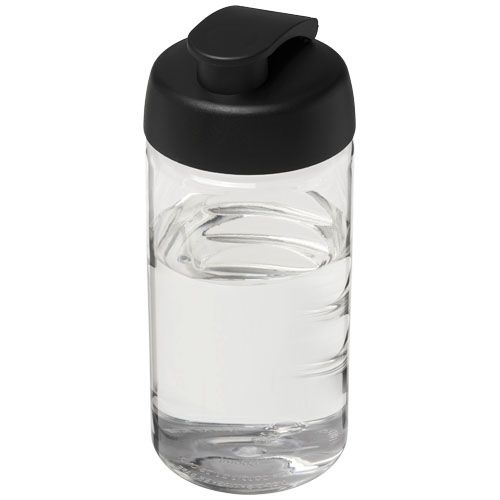 PF210050-1H2O Active® Bop 500 ml Sportflasche mit Klappdeckel_ transparent_schwarz