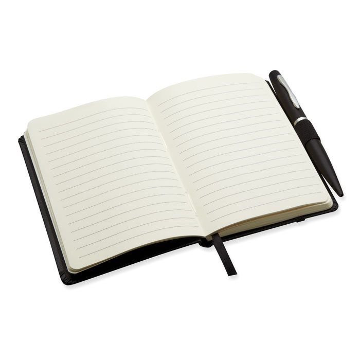 MO8109-03Notalux DIN A6 Notizbuch_ schwarz