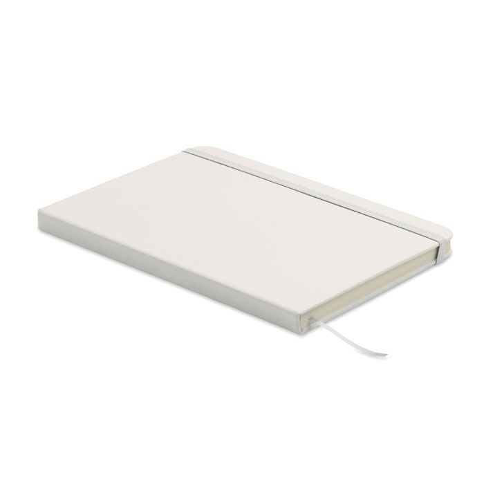 MO3124-06Arcoloop DIN A5 Notizbuch recy. PU_ weiss