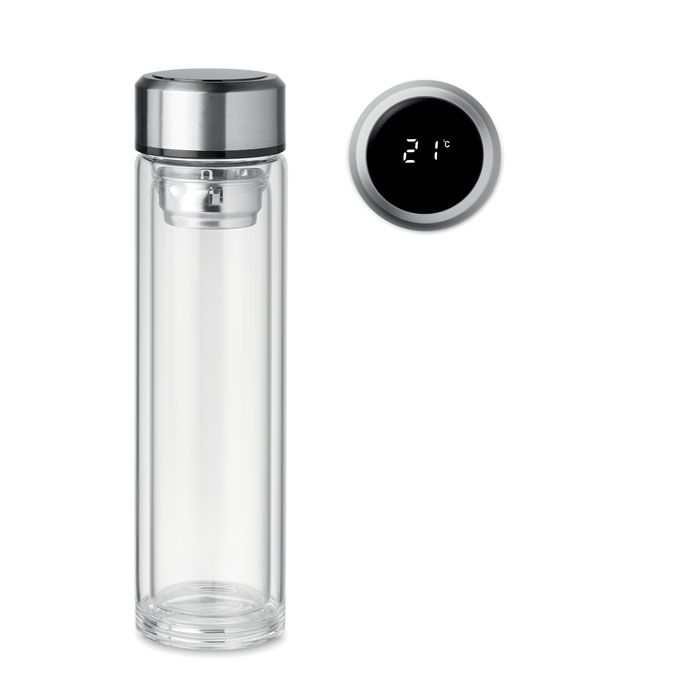 MO6169Pole Glass Flasche 390ml mit LED Anzeige