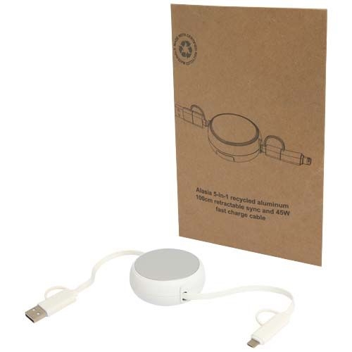 PF124420-3Alasia 100 cm 5-in-1 Kabel aus recyceltem Kunststoff und Aluminium_ einziehbar_ fuer Datenuebertragung