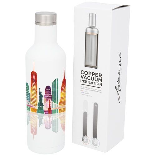 PF100517-3Pinto 750 ml Kupfer-Vakuum Isolierflasche_ weiss