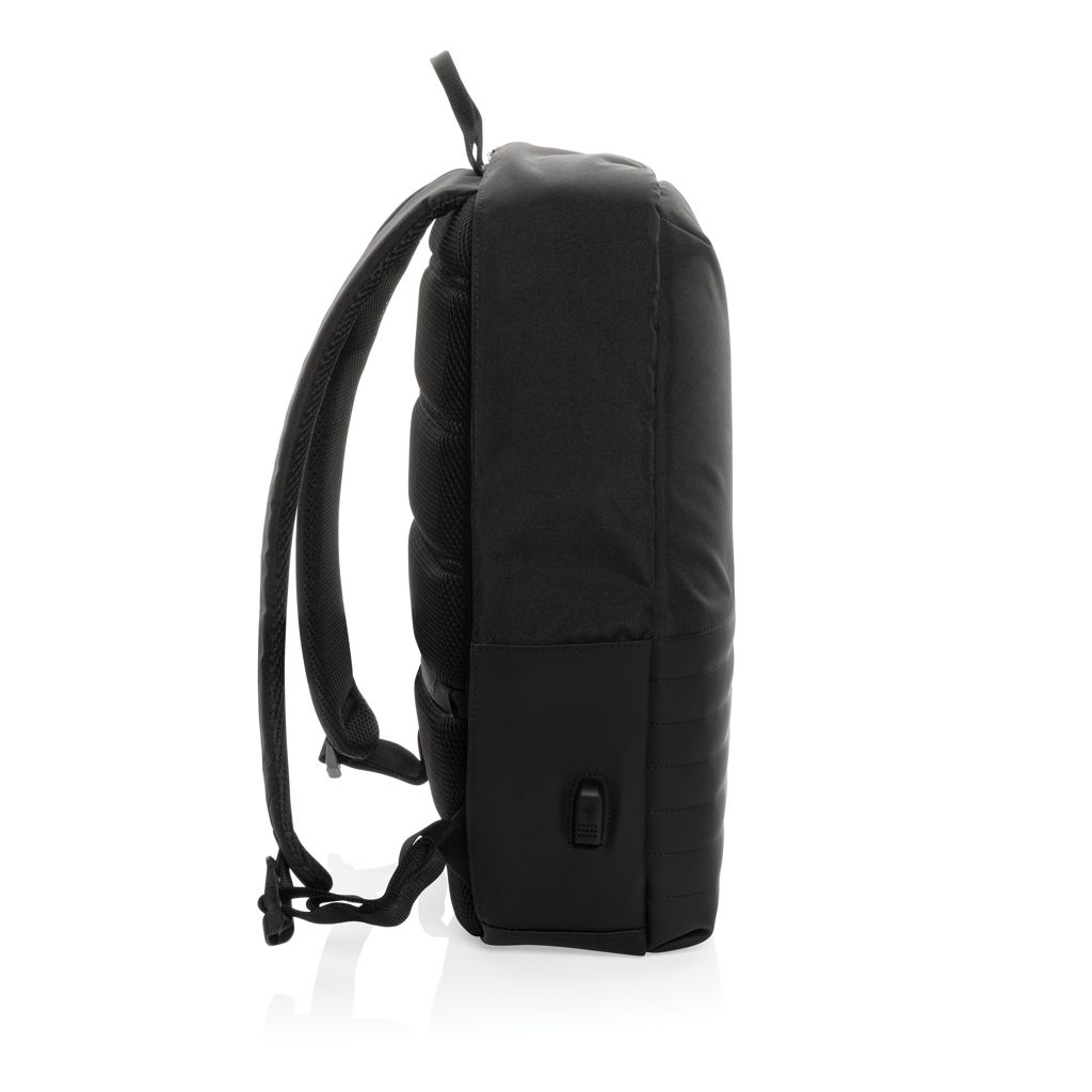 XDP763_13-1Swiss Peak AWARE™ Anti-Theft-RFID 15.6_-Laptop-Rucksack_ schwarz