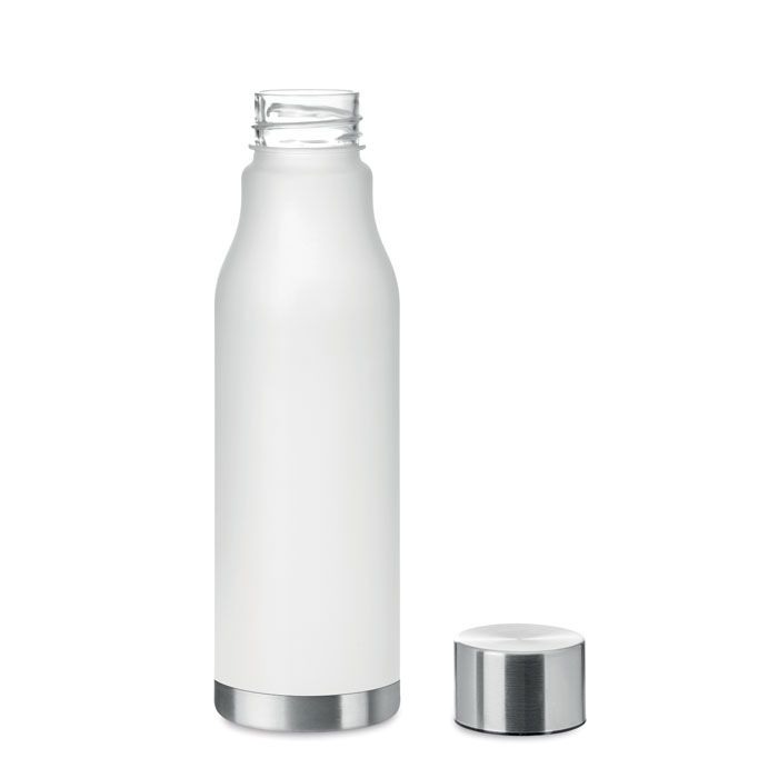 MO6237-26Glacier Rpet Trinkflasche RPET 600ml_ transparent weiss
