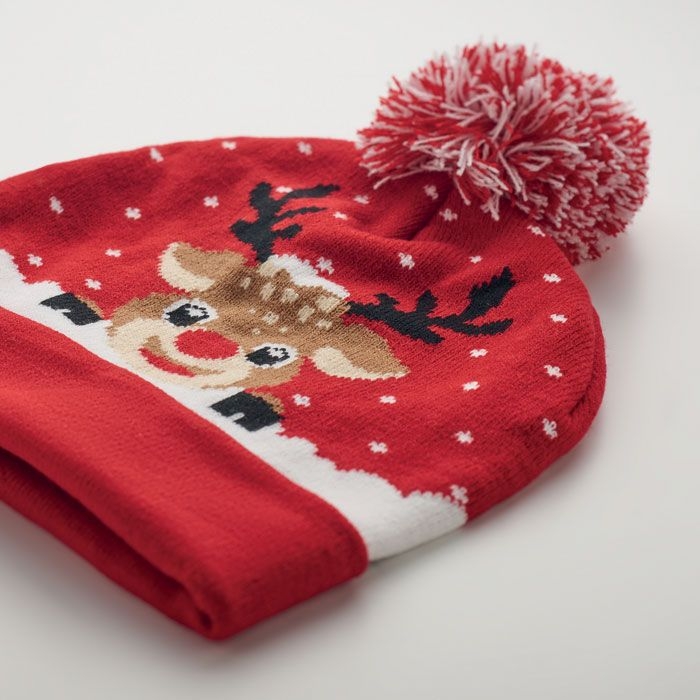CX1529-05Shimas Hat Weihnachtliche Strickmuetze_ rot