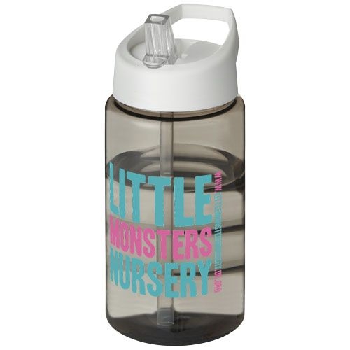 PF210883-10H2O Active® Bop 500 ml Sportflasche mit Ausgussdeckel_ kohle_weiss