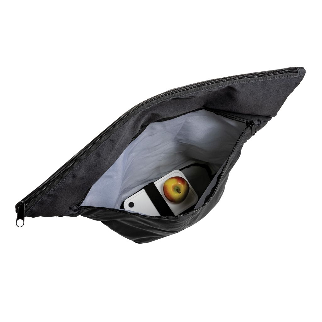 XDP763.17-1Dillon AWARE™ RPET faltbarer Lightweight-Rucksack_ schwarz