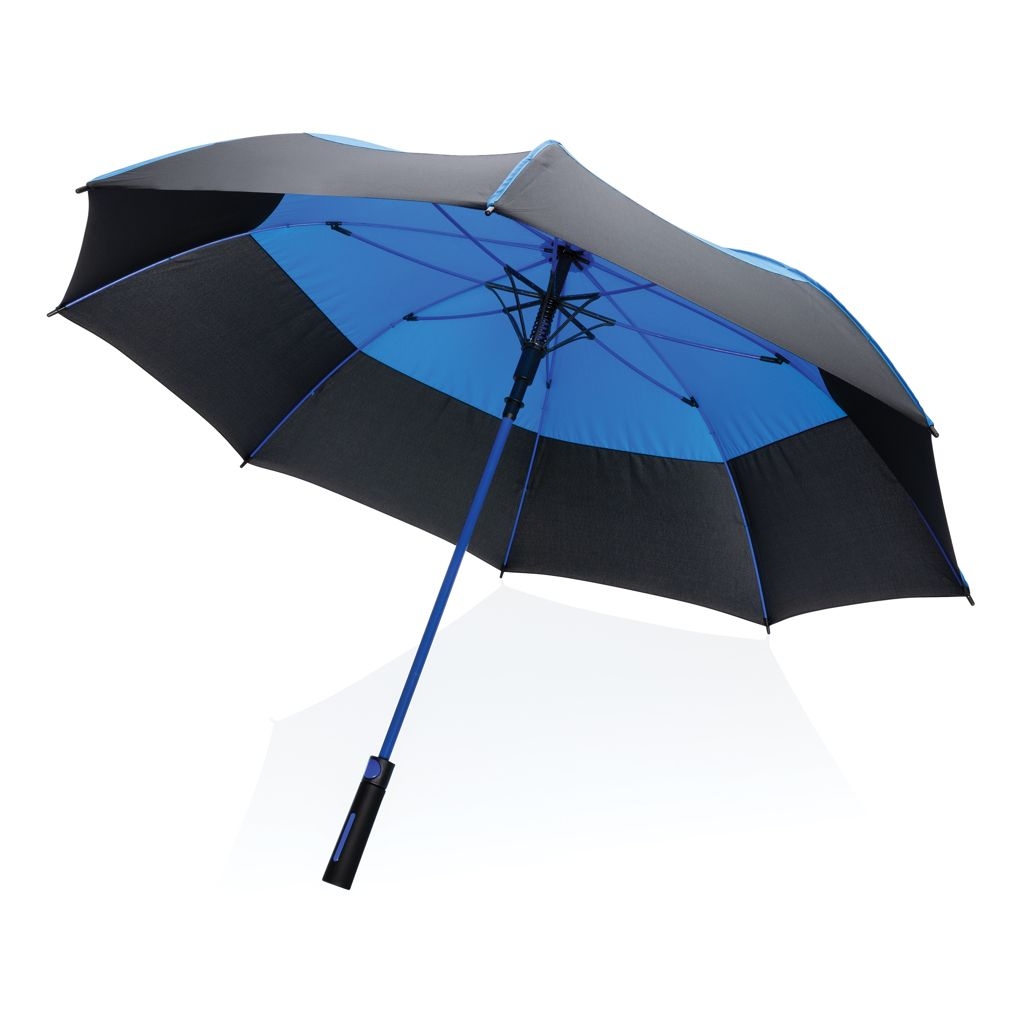 XDP850.68-527_ Impact AWARE™ RPET 190T Auto-Open Stormproof-Schirm_ blau